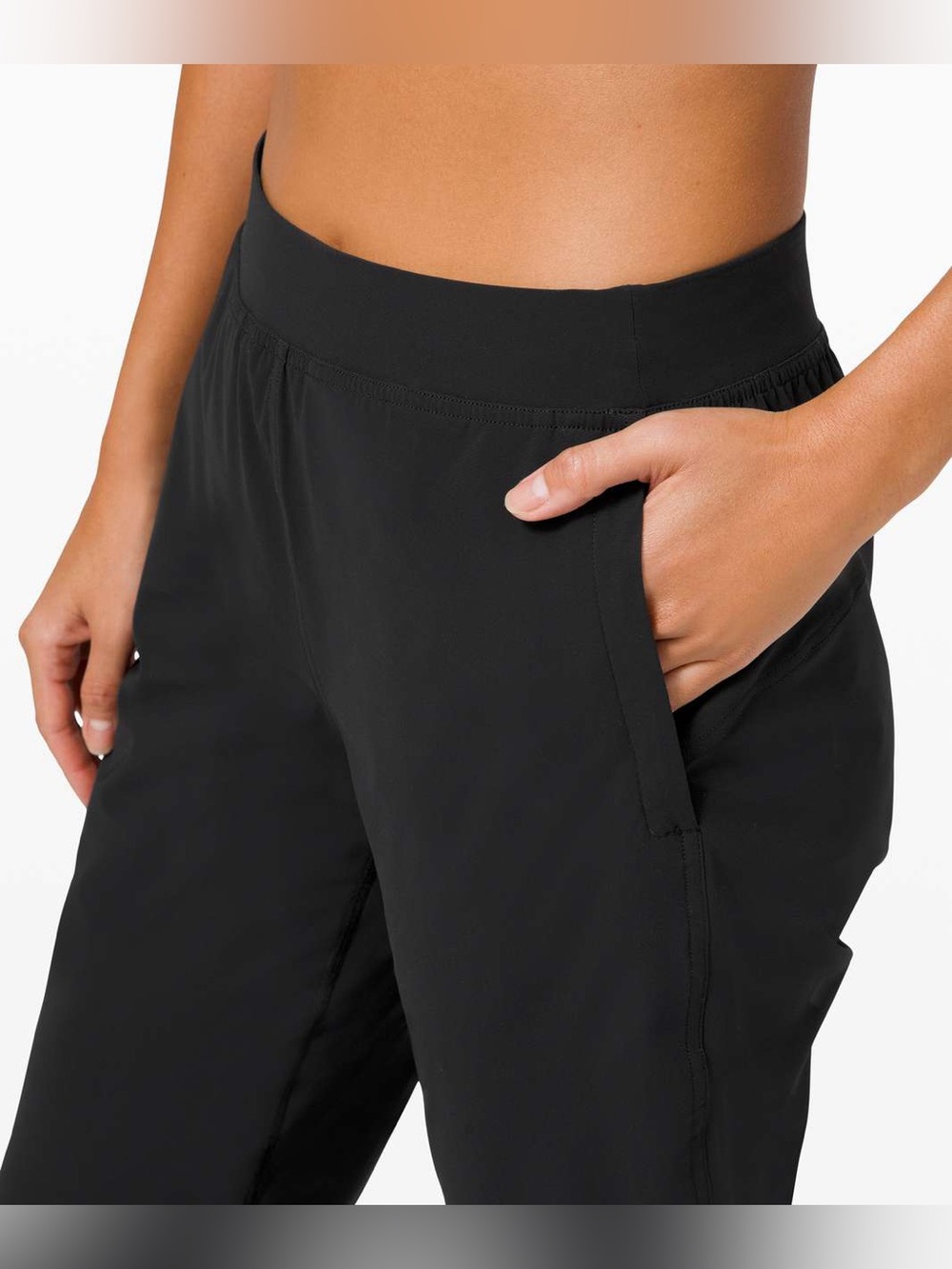 Lululemon |Adapted State Jogger Four Way Stretch Sweat Wicking Quick Dry Black 6 - Picture 3 of 14